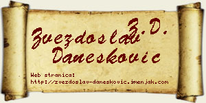 Zvezdoslav Danesković vizit kartica